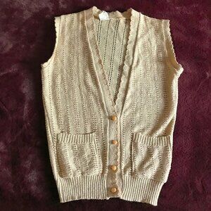 Vintage knit vest